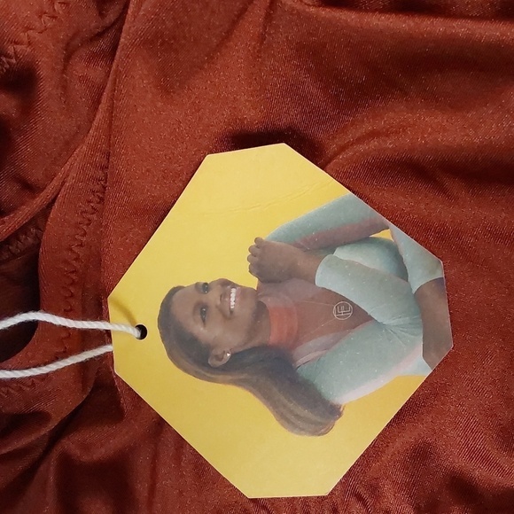 Asymmetrical Metallic Cut Out High Leg Cheeky Swimsuit |  Fe Noel | Small - Picture 10 of 11